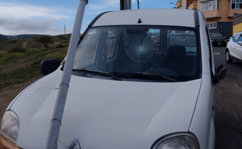 Imagen del vehículo vandalizado/TA.